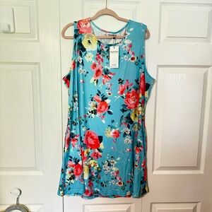 SimpleFun Floral Print Mini Dress size 3x